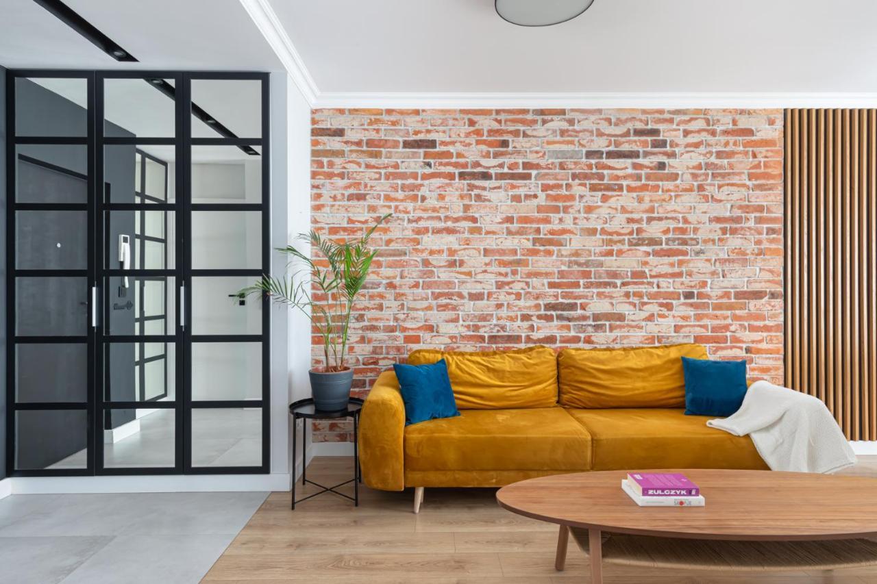 Stylowy Apartament Z Pieknym Widokiem Na Miasto Варшава Экстерьер фото